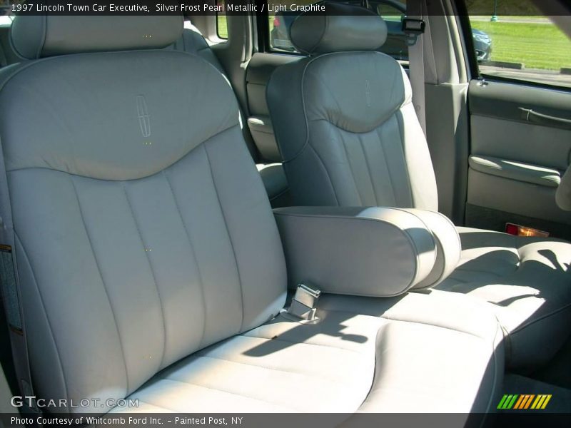 Silver Frost Pearl Metallic / Light Graphite 1997 Lincoln Town Car Executive