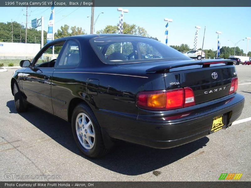 Black / Beige 1996 Toyota Camry SE V6 Coupe
