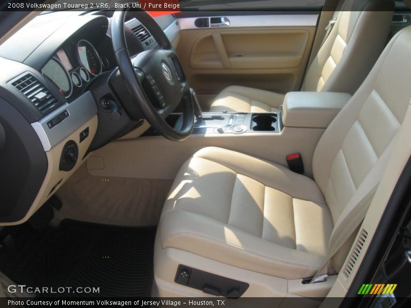 Black Uni / Pure Beige 2008 Volkswagen Touareg 2 VR6