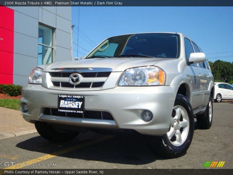 Platinum Silver Metallic / Dark Flint Gray 2006 Mazda Tribute s 4WD