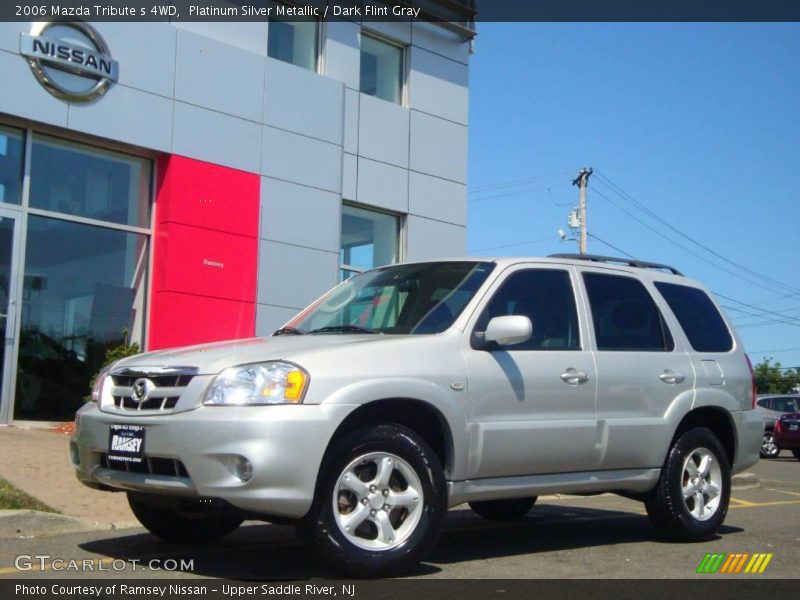 Platinum Silver Metallic / Dark Flint Gray 2006 Mazda Tribute s 4WD