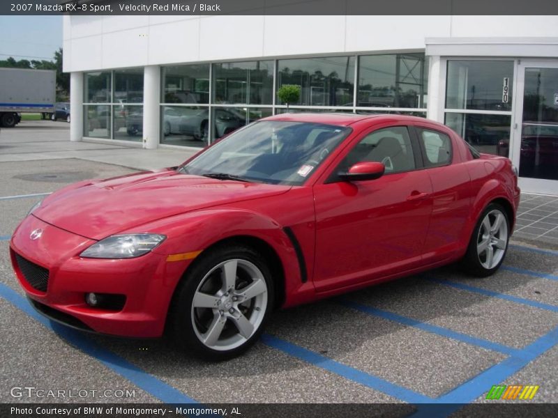 Velocity Red Mica / Black 2007 Mazda RX-8 Sport