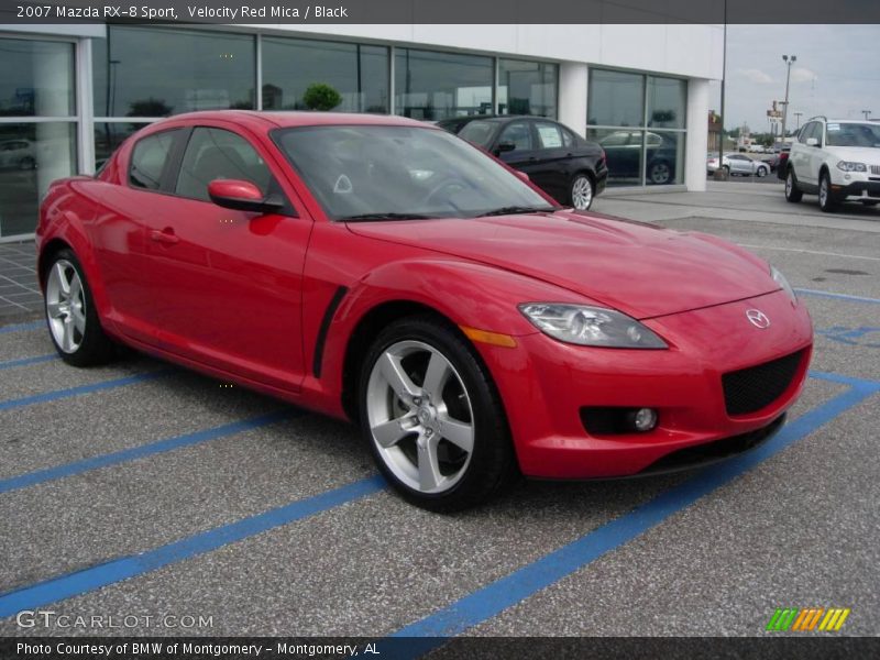 Velocity Red Mica / Black 2007 Mazda RX-8 Sport