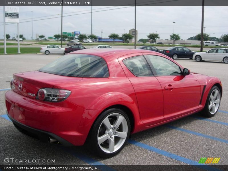 Velocity Red Mica / Black 2007 Mazda RX-8 Sport