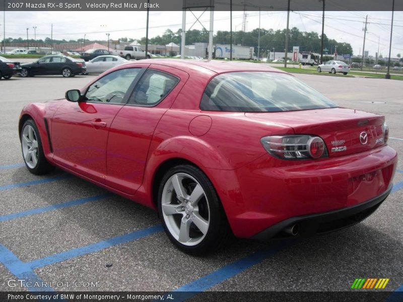 Velocity Red Mica / Black 2007 Mazda RX-8 Sport