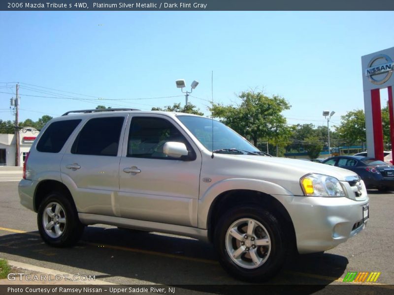 Platinum Silver Metallic / Dark Flint Gray 2006 Mazda Tribute s 4WD