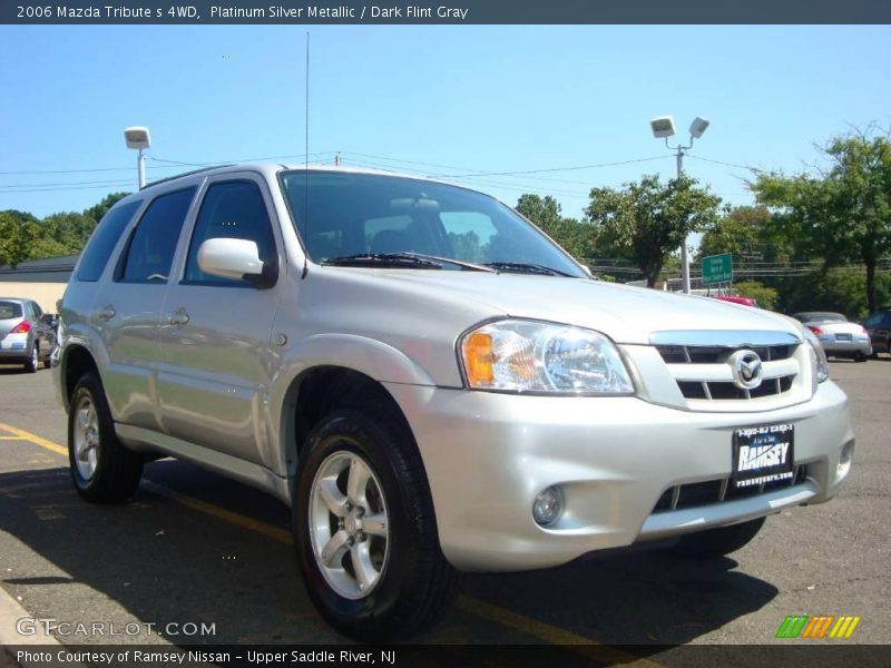 Platinum Silver Metallic / Dark Flint Gray 2006 Mazda Tribute s 4WD