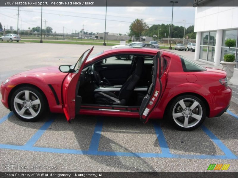 Velocity Red Mica / Black 2007 Mazda RX-8 Sport
