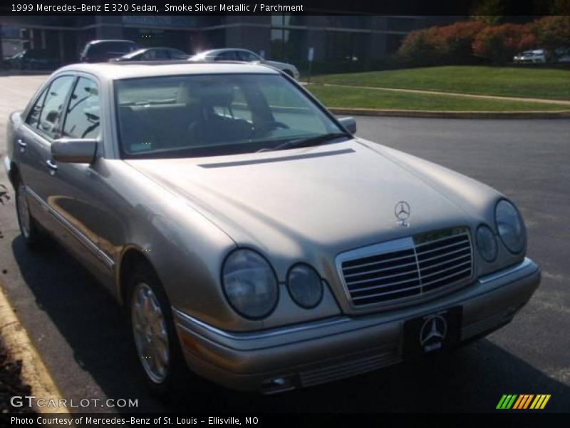 Smoke Silver Metallic / Parchment 1999 Mercedes-Benz E 320 Sedan