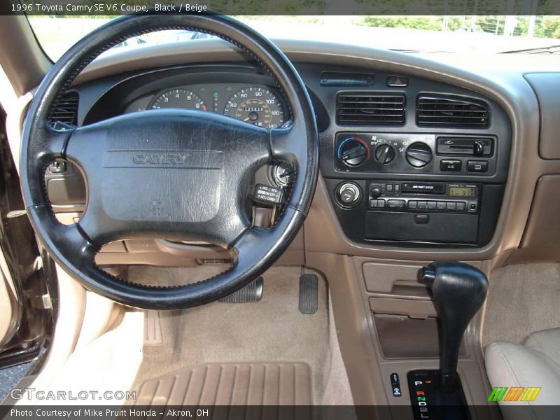 Black / Beige 1996 Toyota Camry SE V6 Coupe