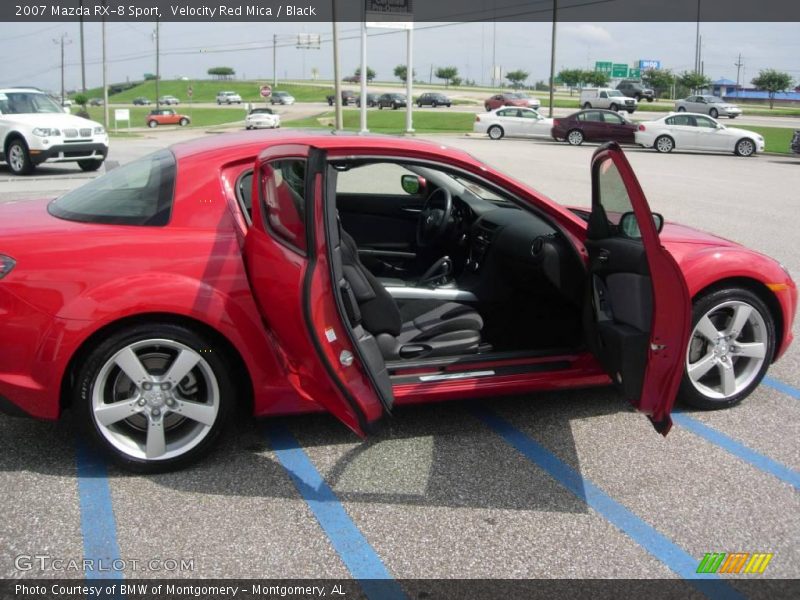 Velocity Red Mica / Black 2007 Mazda RX-8 Sport
