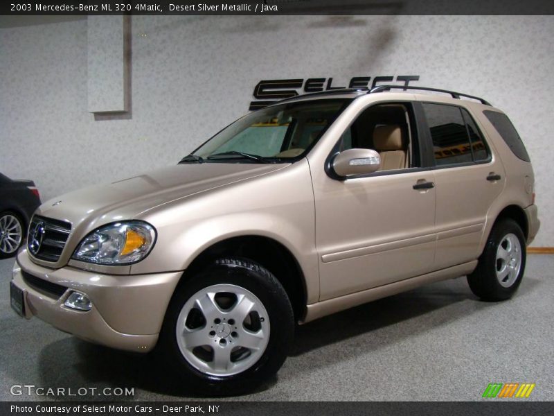 Desert Silver Metallic / Java 2003 Mercedes-Benz ML 320 4Matic