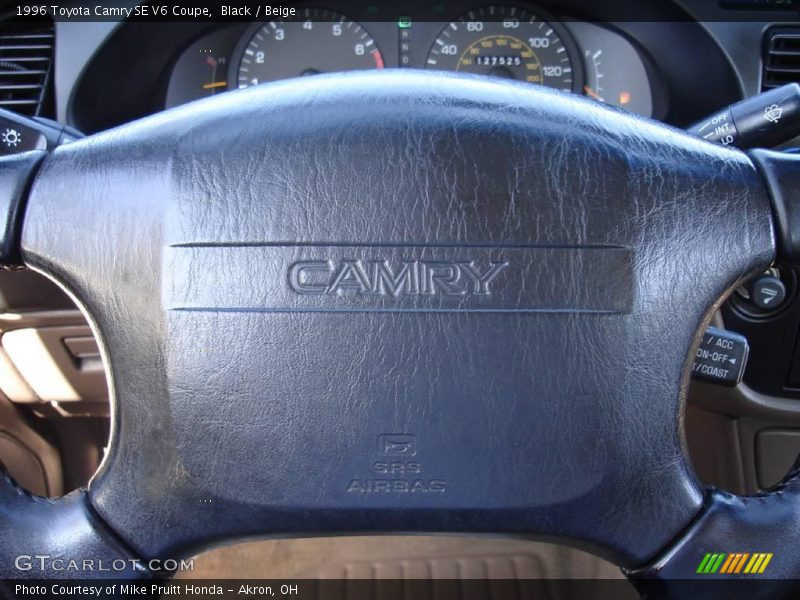 Black / Beige 1996 Toyota Camry SE V6 Coupe