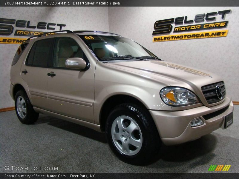 Desert Silver Metallic / Java 2003 Mercedes-Benz ML 320 4Matic