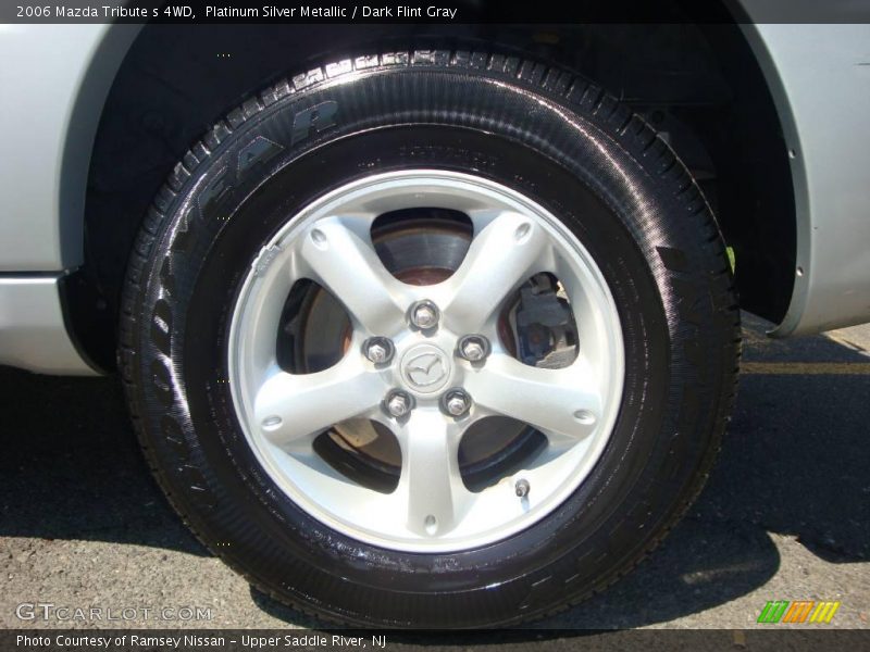 Platinum Silver Metallic / Dark Flint Gray 2006 Mazda Tribute s 4WD