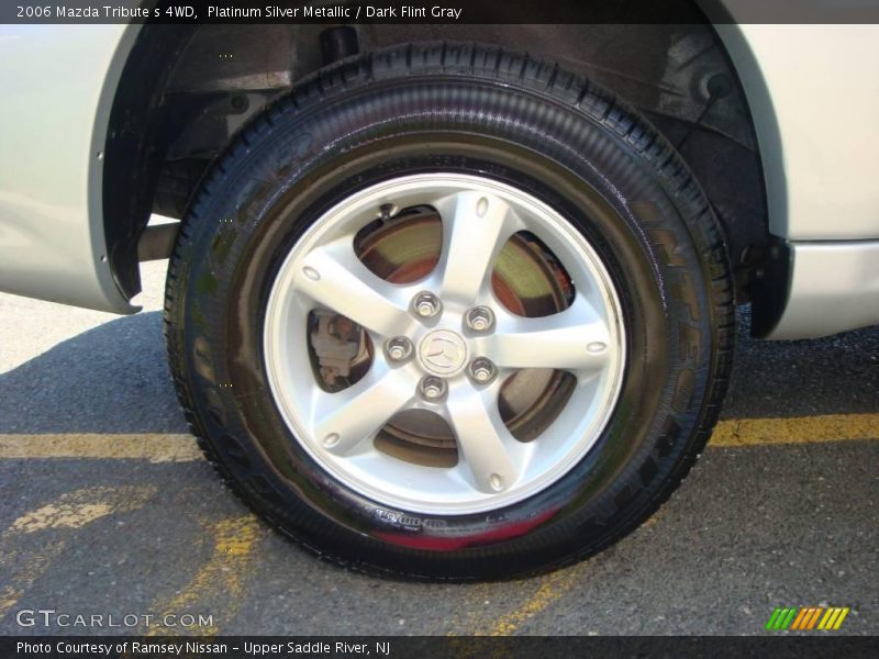 Platinum Silver Metallic / Dark Flint Gray 2006 Mazda Tribute s 4WD