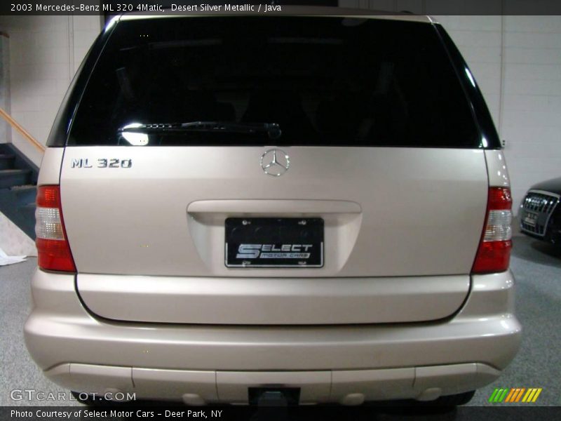 Desert Silver Metallic / Java 2003 Mercedes-Benz ML 320 4Matic
