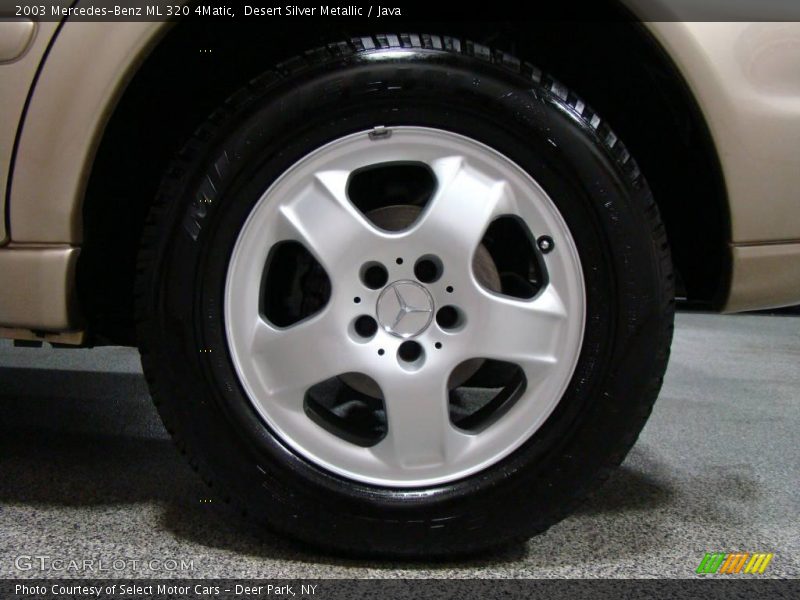 Desert Silver Metallic / Java 2003 Mercedes-Benz ML 320 4Matic
