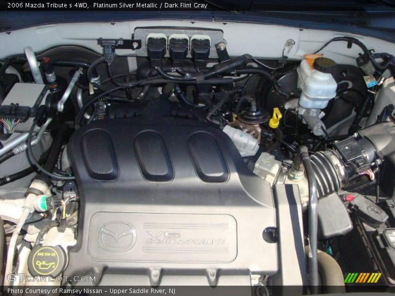Platinum Silver Metallic / Dark Flint Gray 2006 Mazda Tribute s 4WD