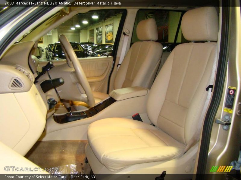 Desert Silver Metallic / Java 2003 Mercedes-Benz ML 320 4Matic