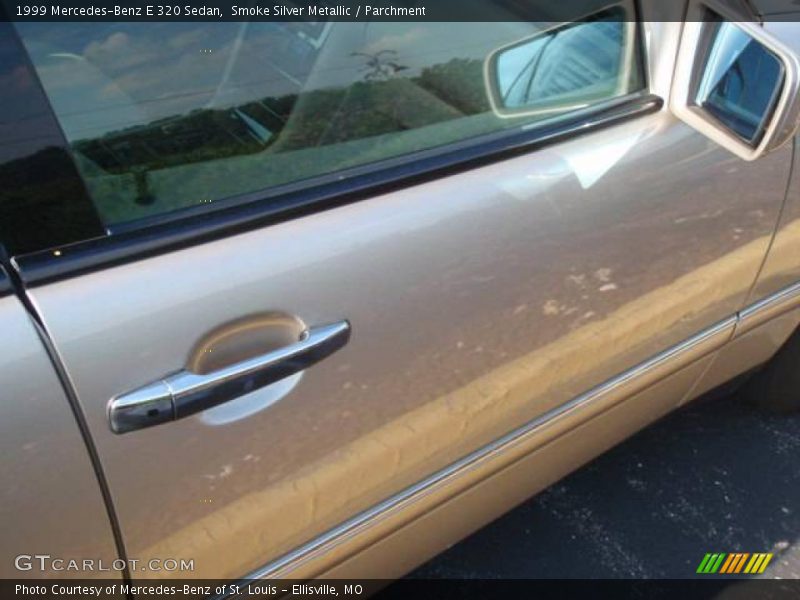 Smoke Silver Metallic / Parchment 1999 Mercedes-Benz E 320 Sedan