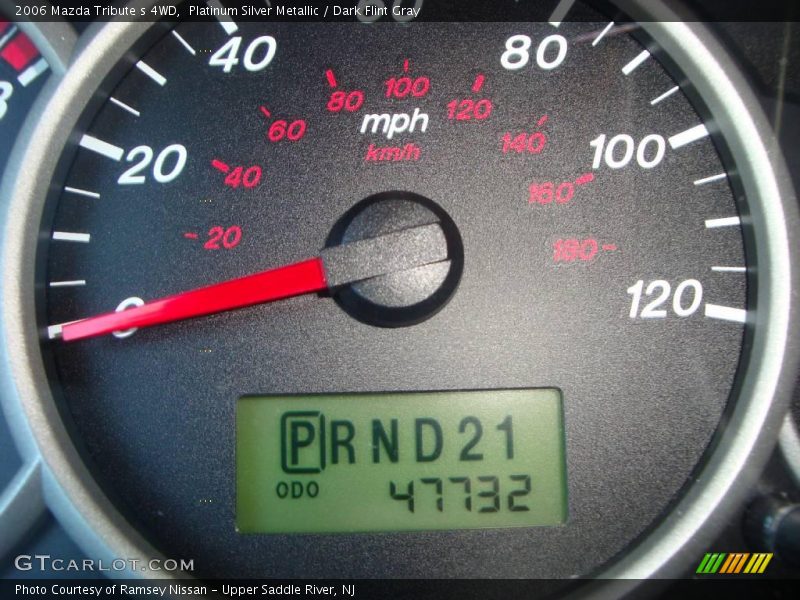 Platinum Silver Metallic / Dark Flint Gray 2006 Mazda Tribute s 4WD