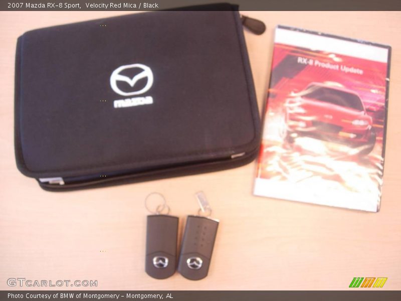 Velocity Red Mica / Black 2007 Mazda RX-8 Sport