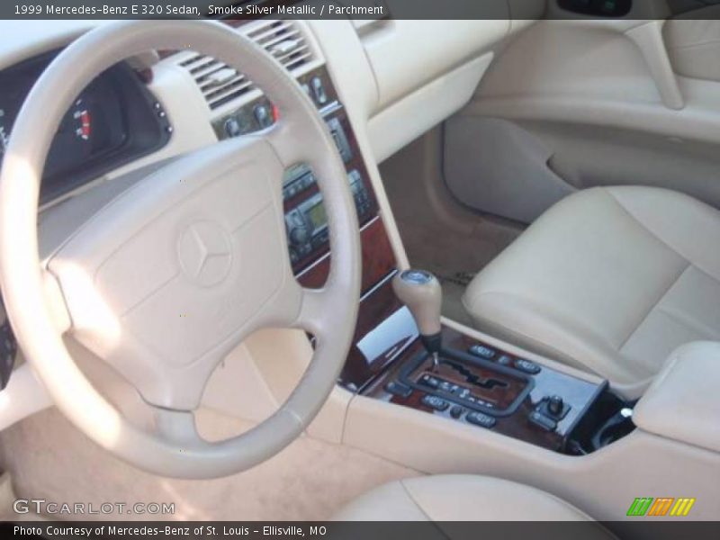 Smoke Silver Metallic / Parchment 1999 Mercedes-Benz E 320 Sedan