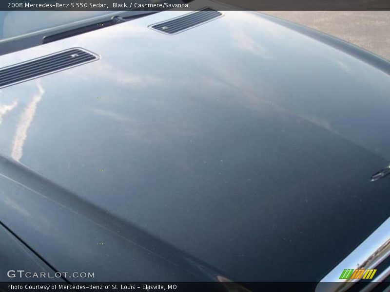 Black / Cashmere/Savanna 2008 Mercedes-Benz S 550 Sedan