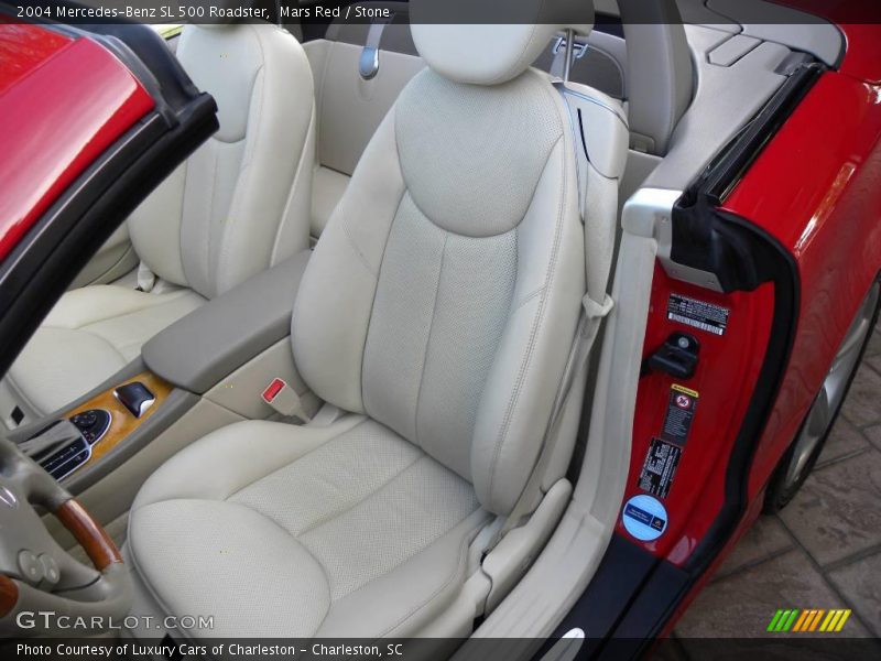 Mars Red / Stone 2004 Mercedes-Benz SL 500 Roadster