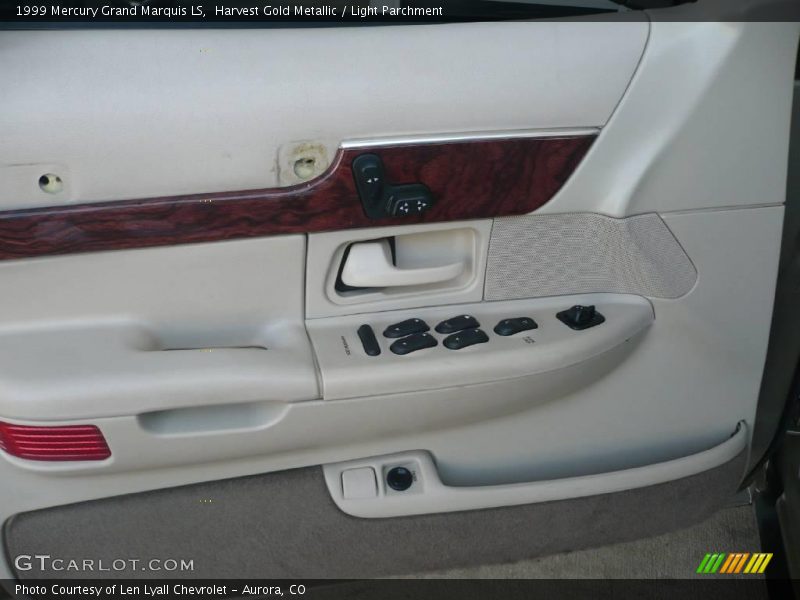 Harvest Gold Metallic / Light Parchment 1999 Mercury Grand Marquis LS