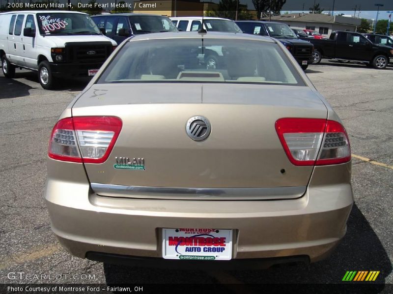 Dune Pearl Metallic / Camel 2008 Mercury Milan I4