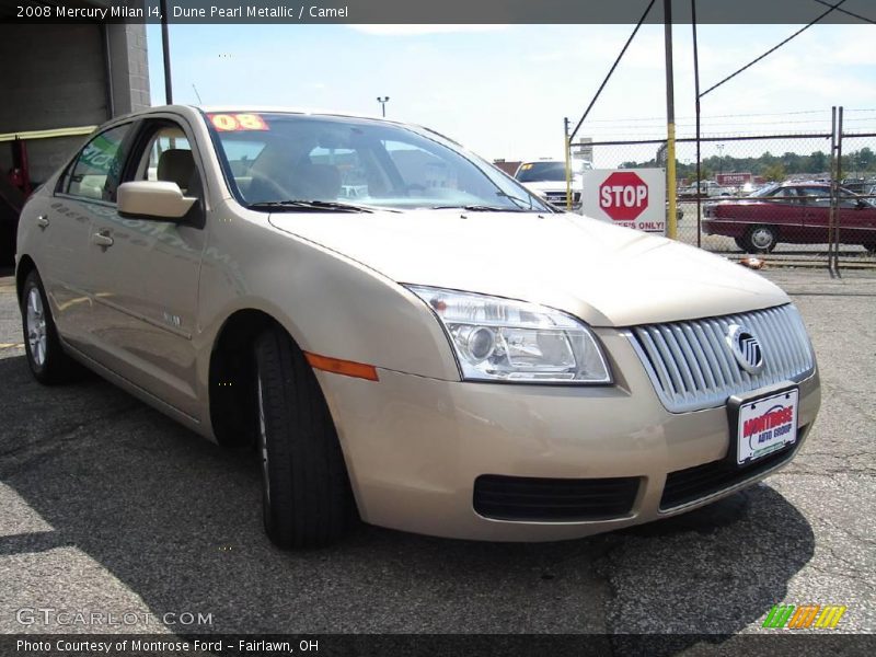 Dune Pearl Metallic / Camel 2008 Mercury Milan I4