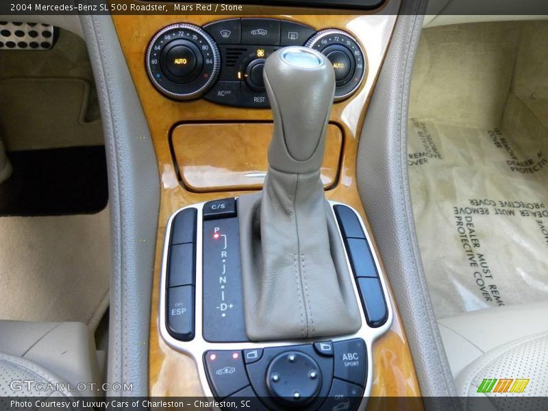 Mars Red / Stone 2004 Mercedes-Benz SL 500 Roadster
