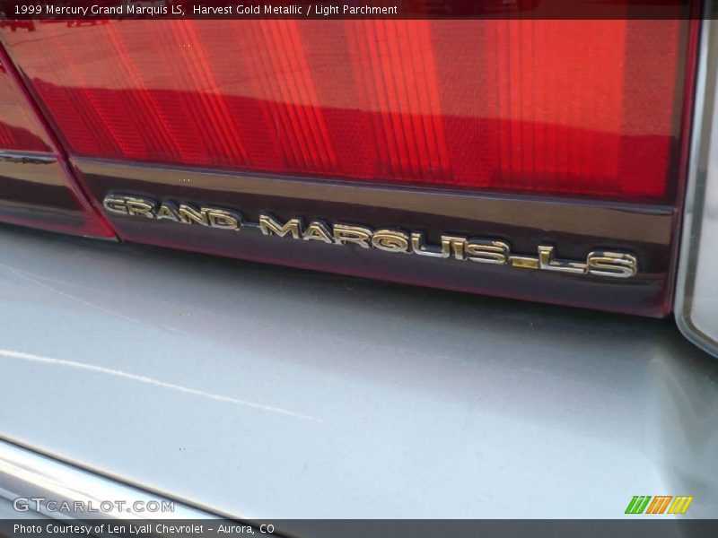 Harvest Gold Metallic / Light Parchment 1999 Mercury Grand Marquis LS