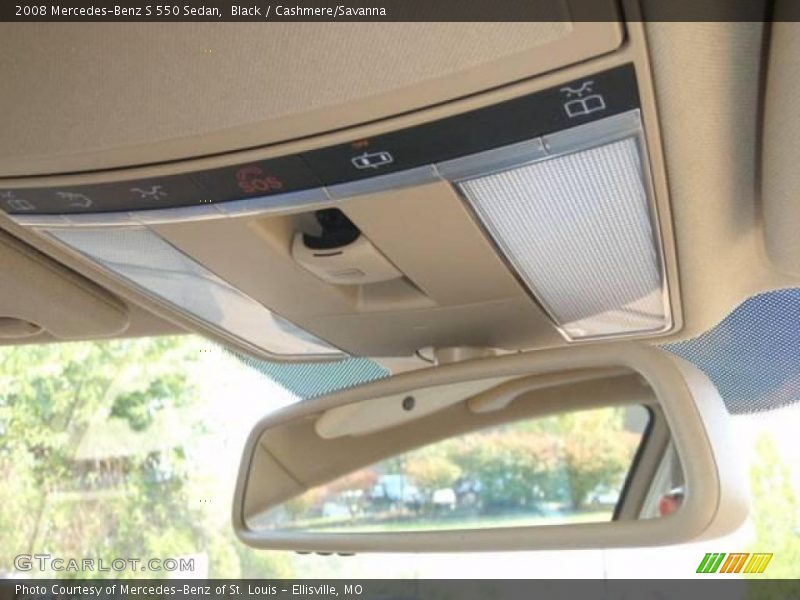 Black / Cashmere/Savanna 2008 Mercedes-Benz S 550 Sedan