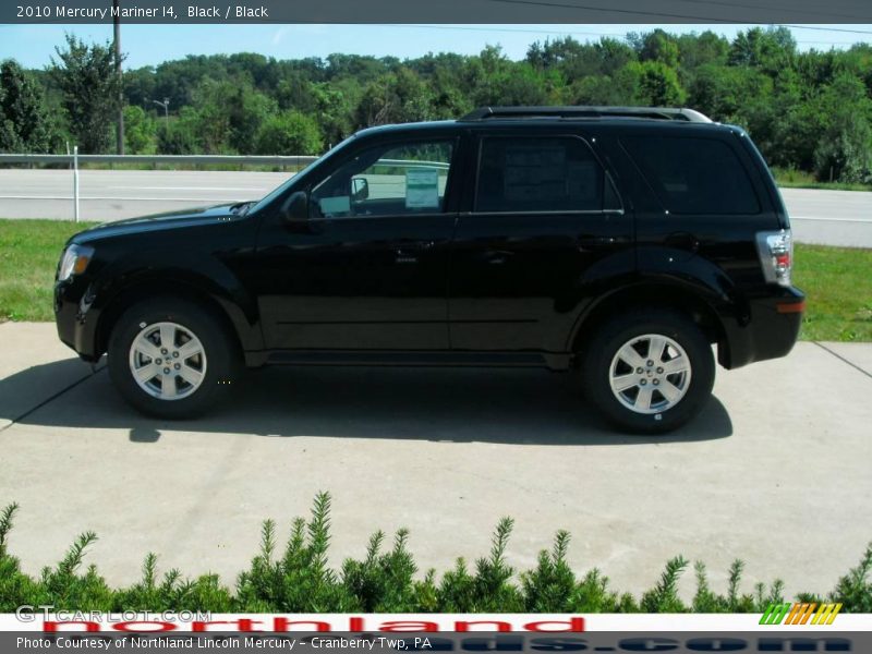 Black / Black 2010 Mercury Mariner I4