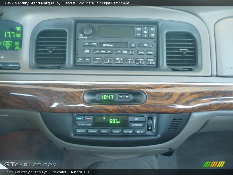 Harvest Gold Metallic / Light Parchment 1999 Mercury Grand Marquis LS