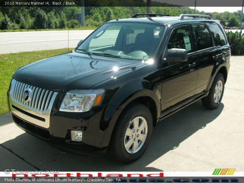 Black / Black 2010 Mercury Mariner I4