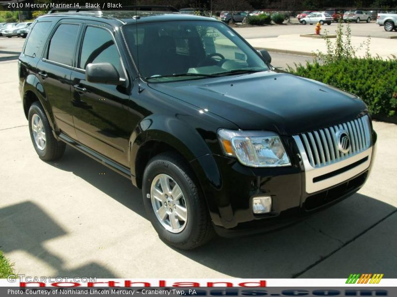 Black / Black 2010 Mercury Mariner I4