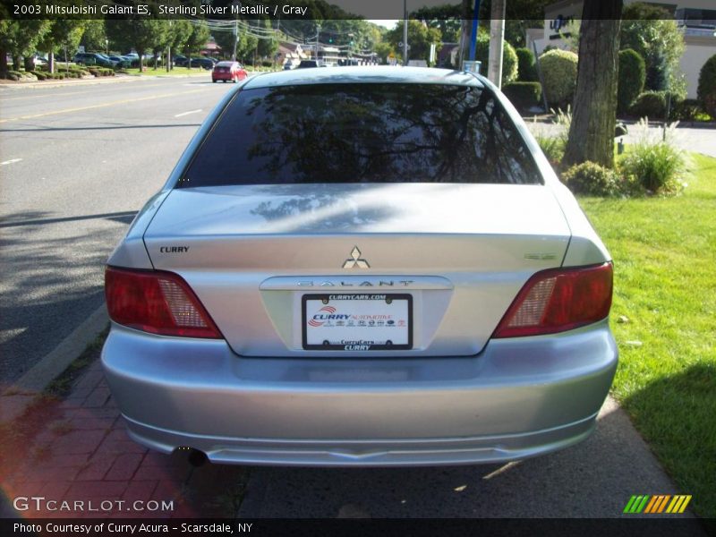 Sterling Silver Metallic / Gray 2003 Mitsubishi Galant ES