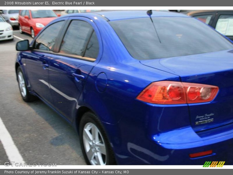 Electric Blue Pearl / Black 2008 Mitsubishi Lancer ES