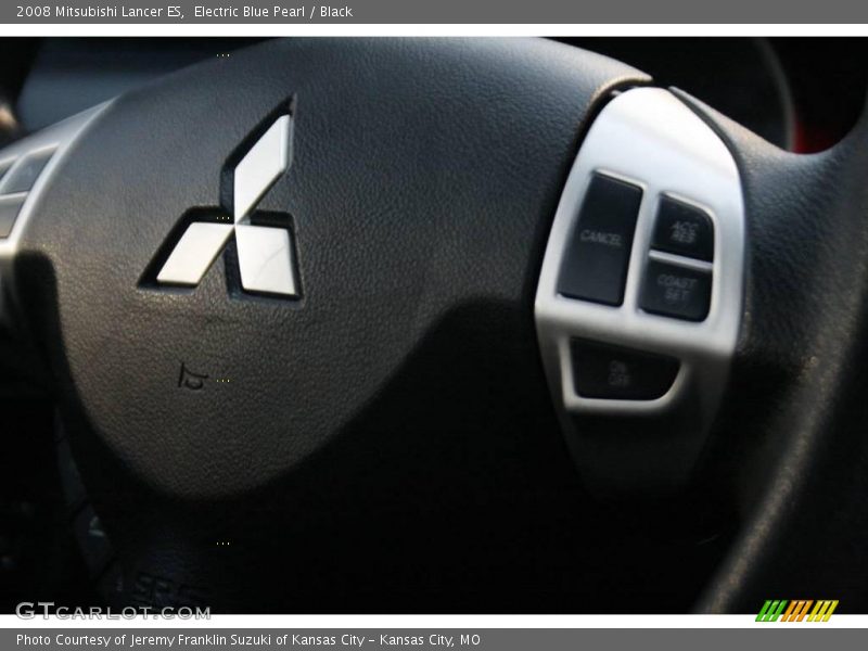 Electric Blue Pearl / Black 2008 Mitsubishi Lancer ES