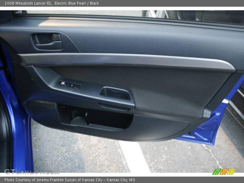 Electric Blue Pearl / Black 2008 Mitsubishi Lancer ES