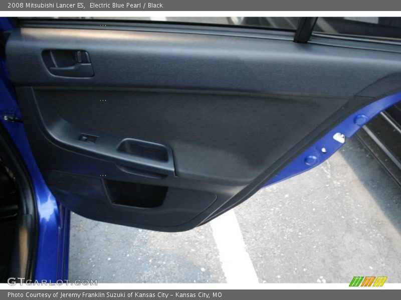 Electric Blue Pearl / Black 2008 Mitsubishi Lancer ES