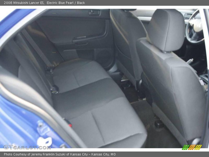 Electric Blue Pearl / Black 2008 Mitsubishi Lancer ES