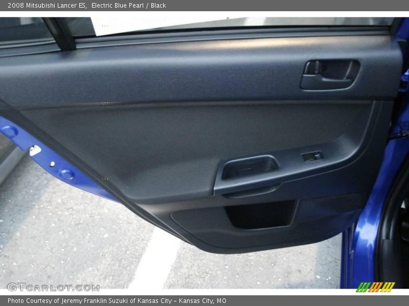 Electric Blue Pearl / Black 2008 Mitsubishi Lancer ES