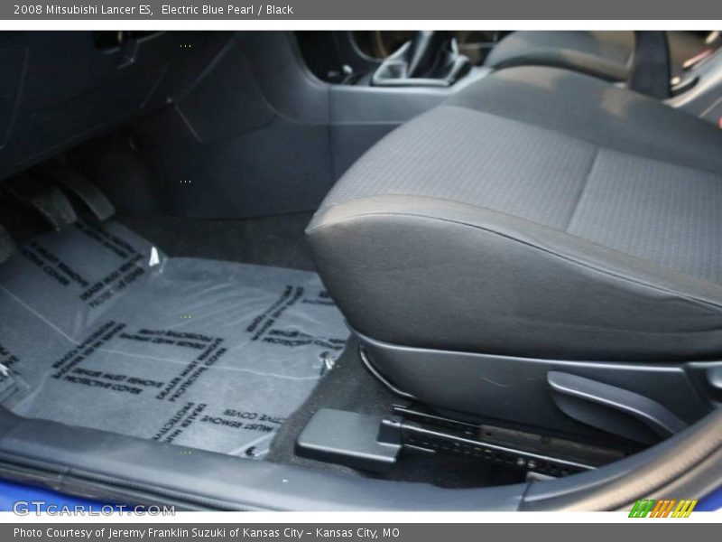 Electric Blue Pearl / Black 2008 Mitsubishi Lancer ES