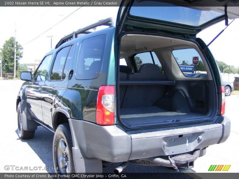 Alpine Green Metallic / Gray Celadon 2002 Nissan Xterra SE V6