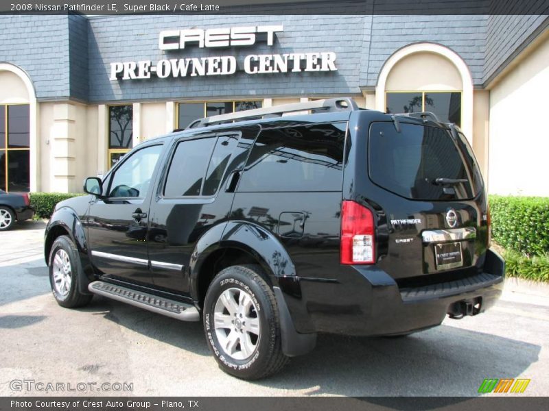 Super Black / Cafe Latte 2008 Nissan Pathfinder LE